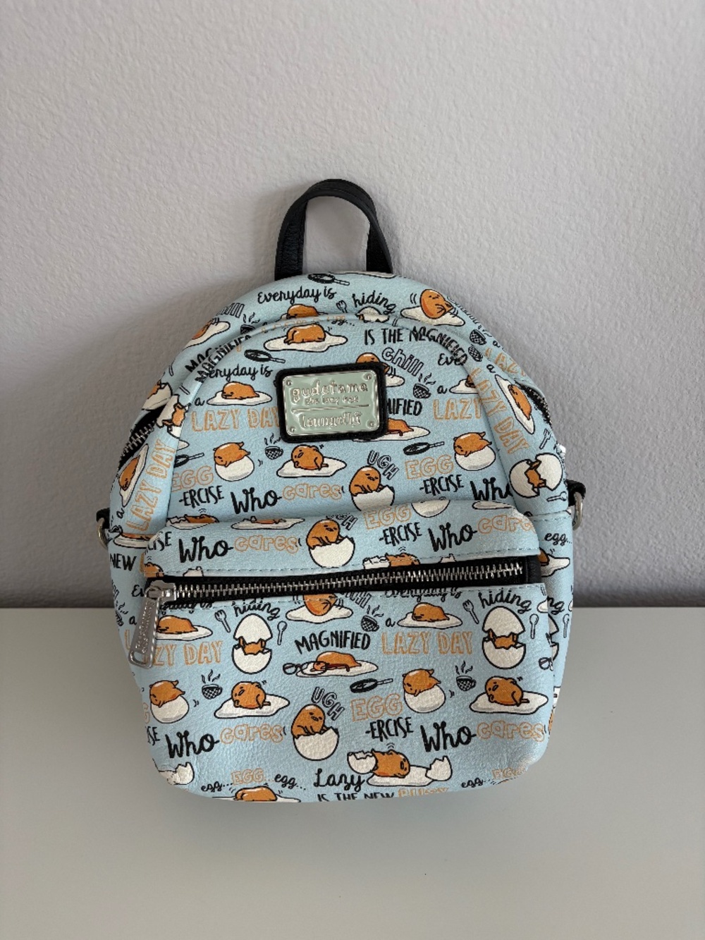 Loungfly Gudetama backpack